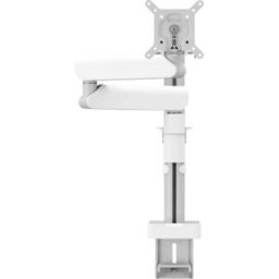 Vogel's Vogels MOMO 2137 Support de table pour écran 1 Écran(s) 25,4 cm (10) - 109,2 cm (43) blanc rotatif, inclinable, réglable en hauteur, mobile