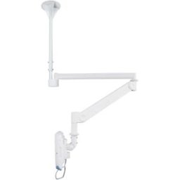 Neomounts FPMA-HAC100 Support décran pour plafond 1 Écran(s) 25,4 cm (10) - 61 cm (24) blanc réglable en hauteur, inclinable, mobile