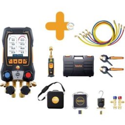 Kit professionnel de pompe à chaleur testo 558s - set M pression, vide, température