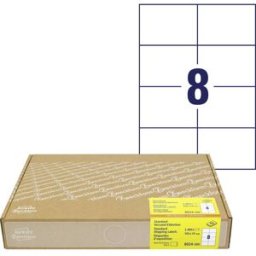 Avery Zweckform 8024-300 Etiquette dexpédition 105 x 74 mm papier blanc 2400 pc(s) permanent (colle forte) imprimante laser, imprimante à jet dencre