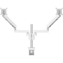 Vogel's Vogels MOMO 4237 Support de table pour écran 2 Écran(s) 25,4 cm (10) - 86,4 cm (34) blanc réglable en hauteur, rotatif, inclinable