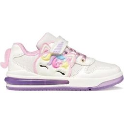 Geox Baskets Sans Lacets Junior Sketlite White / Pink EU 27 Fille