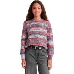 Jack & Jones Pull Simone Space Jjxx Winetasting / Stripes / Multicolor Space Dye 12 Années Fille
