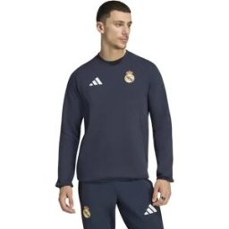 Adidas Sweat-shirt Real Madrid Training Crew Night Navy S Homme