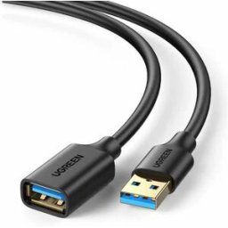 Ugreen Câble Usb-a 30127 M/f 3 M Black One Size unisex