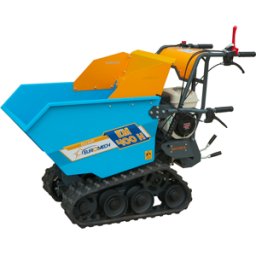 Brouette motorisée à chenilles EuroMech EM400H-Dump - Caisson dumper avec charge de 400 Kg