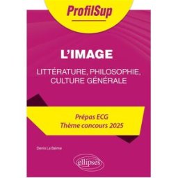 L'image : littérature, philosophie, culture générale : prépas ECG, thème concours 2025 Denis La Balme Ellipses