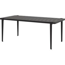 TIPTOE - Table rectangulaire Midi - Noir - Acier thermolaqué