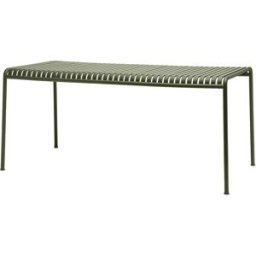 Hay - Table rectangulaire Palissade - Vert - Acier laqué époxy - Designer Ronan & Erwan Bouroullec