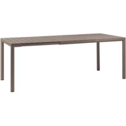 NARDI - Table rectangulaire Tevere - Beige - Résine de fibre de verre - Designer Raffaello Galiotto