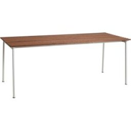 Hay - Table rectangulaire Traverse - Marron - Frêne massif traité thermiquement - Designer Erwan Bouroullec