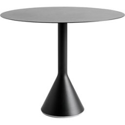 Hay - Table ronde Palissade - Noir - Acier laqué époxy - Designer Ronan & Erwan Bouroullec