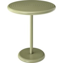 Tom Dixon - Table ronde Groove - Vert - Aluminium - Designer Tom Dixon