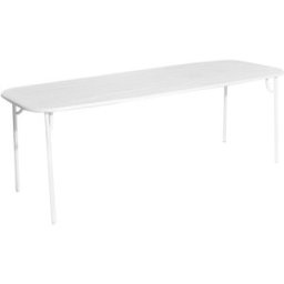 Petite Friture - Table rectangulaire Week-end - Blanc - Aluminium thermolaqué époxy - Designer Studio BrichetZiegler