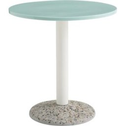 Hay - Table ronde Ceramic - Vert - Béton effet terrazzo - Designer Muller Van Severen