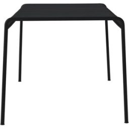 Hay - Table carrée Palissade - Noir - Acier laqué époxy - Designer Ronan & Erwan Bouroullec