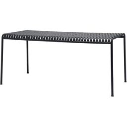 Hay - Table rectangulaire Palissade - Noir - Acier laqué époxy - Designer Ronan & Erwan Bouroullec