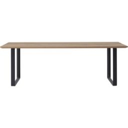 Muuto - Table rectangulaire 70/70 OUTDOOR - Bois naturel - Acajou Sapelli FSC - Designer Taf Architects