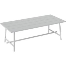 Fatboy - Table rectangulaire Fred's - Gris - Aluminium