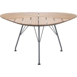 Houe - Table ronde Leaf - Bois naturel - Métal laqué époxy - Designer Henrik Pedersen