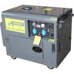 Varan Motors - 92631 Groupe électrogène Diesel SILENCIEUX 5.5 KW 230V + 12V