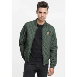 Urban Classics Veste Diamond Olive 4XL Homme