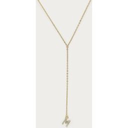 Long collier en Y à initiale avec strass My Jewellery One Size femme
