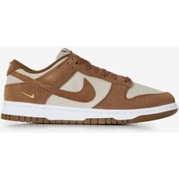 Nike Dunk Low Suede Mini Swoosh beige/marron 37,5 femme