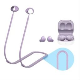 INF Cordon Anti-Perte en Silicone pour Écouteurs Bluetooth Samsung Galaxy Buds 2 Violet