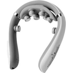 INF F12 Smart masseur de nuque 3-en-1 en U avec EMS, thérapie par chaleur, 16 niveaux d'intensité et têtes interchangeables