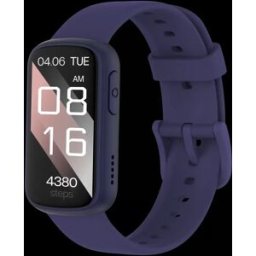 INF Montre connectée multifonction compatible avec Da Fit - Écran 1.47-inch carré TFT, IP68, appels Bluetooth, batterie 150mAh Bleu foncé