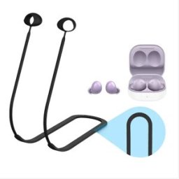 INF Cordon Anti-Perte en Silicone pour Écouteurs Bluetooth Samsung Galaxy Buds 2 Le noir