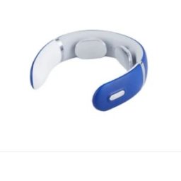 INF Masseur cervical intelligent en U avec 10 modes, 16 niveaux d'intensité, chaleur, EMS, télécommande et invite vocale -