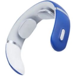 INF Masseur de cou intelligent à commandes vocales avec chaleur et EMS, masseur cervical en U 10 modes 16 niveaux, télécommande