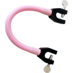 INF Connecteur de spatules de ski - Clip élastique d'entraînement pour débutants, Latex+PET+pièces métalliques, Longueur 22.5cm Rose