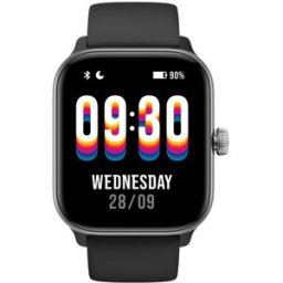 Prixton Swb32 Smartwatche Et Montre De Sport 4,7 Cm (1.85") Amoled Numérique 390 X 450 Pixels Écran Tactile Noir