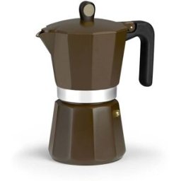 Monix M671006 Machine À Café Manuelle Cafetière À Moka Marron