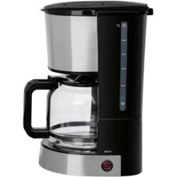 Machine À Café Filtre Jata Comptoir Black, Silver, Transparent Ground Coffee 18 Tasses