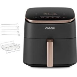 COSORI Friteuse Sans Huile - Turbo Blaze Chef Edition - Capacité 6l - 6 Programmes - 1725w - Noir
