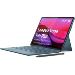 IBM Tablette Tactile Yoga Tab Plus - 12,7 3k Ltps - 16 Go Ram - Stockage 256 Go - Bleu + Clavier + Stylet