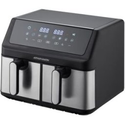 ARTHUR MARTIN Friteuse Sans Huile Airfryer - 2 Cuves De 4,5 L - 2000 W - 8 Programmes