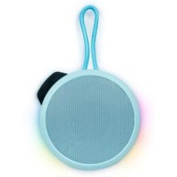 BIGBEN INTERACTIVE Bigben Party - Enceinte Bluetooth Ronde Avec Dragonne Et Effets Lumineux - 15w - Bleu Pastel