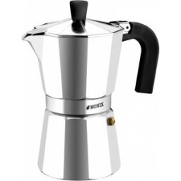 Monix M620009 Machine À Café Manuelle Cafetière À Moka Aluminium