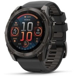 Garmin Fenix 8 3,56 Cm (1.4") Amoled 51 Mm Numérique 454 X 454 Pixels Écran Tactile Titane Wifi Gps (satellite)