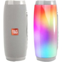 Enceinte Bluetooth Portable Lumineuse Autonomie 3h Puissance 10w Micro Sd Fm Gris Yonis
