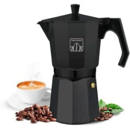 Cecotec Cafetière Italienne Cumbia Mokclassic 900 Black, 450 Ml, En Aluminium Avec Une Capacité De 9 Tasses De Café De C