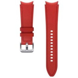 Cinturino Samsung Galaxy Watch Active 2 Et-shr89l Band In Pelle Materiale Elastico Rosso