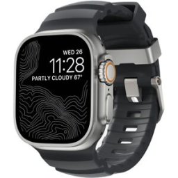 Bracelet Nomad Rocky Point Apple Watch 46mm Gris/argent