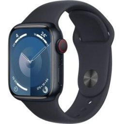 Apple Watch Series 9 Gps + Cellular - 41mm - Boîtier Midnight Aluminium - Bracelet Midnight Sport Band - M/l