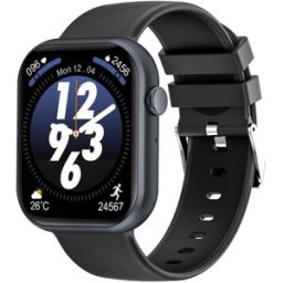 Celly Trainermatebk Smartwatche Et Montre De Sport 4,6 Cm (1.81") Numérique 240 X 240 Pixels Écran Tactile Noir
